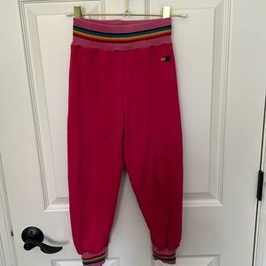 Aviator Nation pink sweatpants